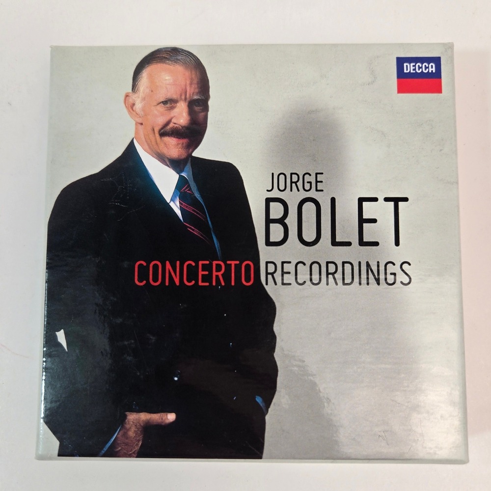 Jorge Bolet Concerto Recordings 5 CD Box Set Decca 2015 Chopin Liszt Rachmaninov